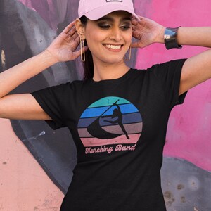 Retro Color Guard Tshirt, Drum Corps T-Shirt, Marching Band T Shirt, Winter Guard Shirt, Band Shirt, Drum Corps Shirt, Color Guard Mom Shirt