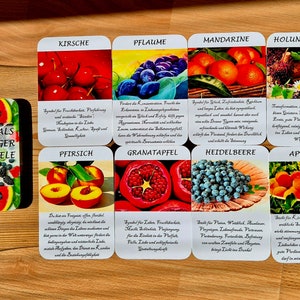 Fruits as a bringer of healing for your soul, deck of cards, oracle cards, messages, cartomancy, interpretation of the future