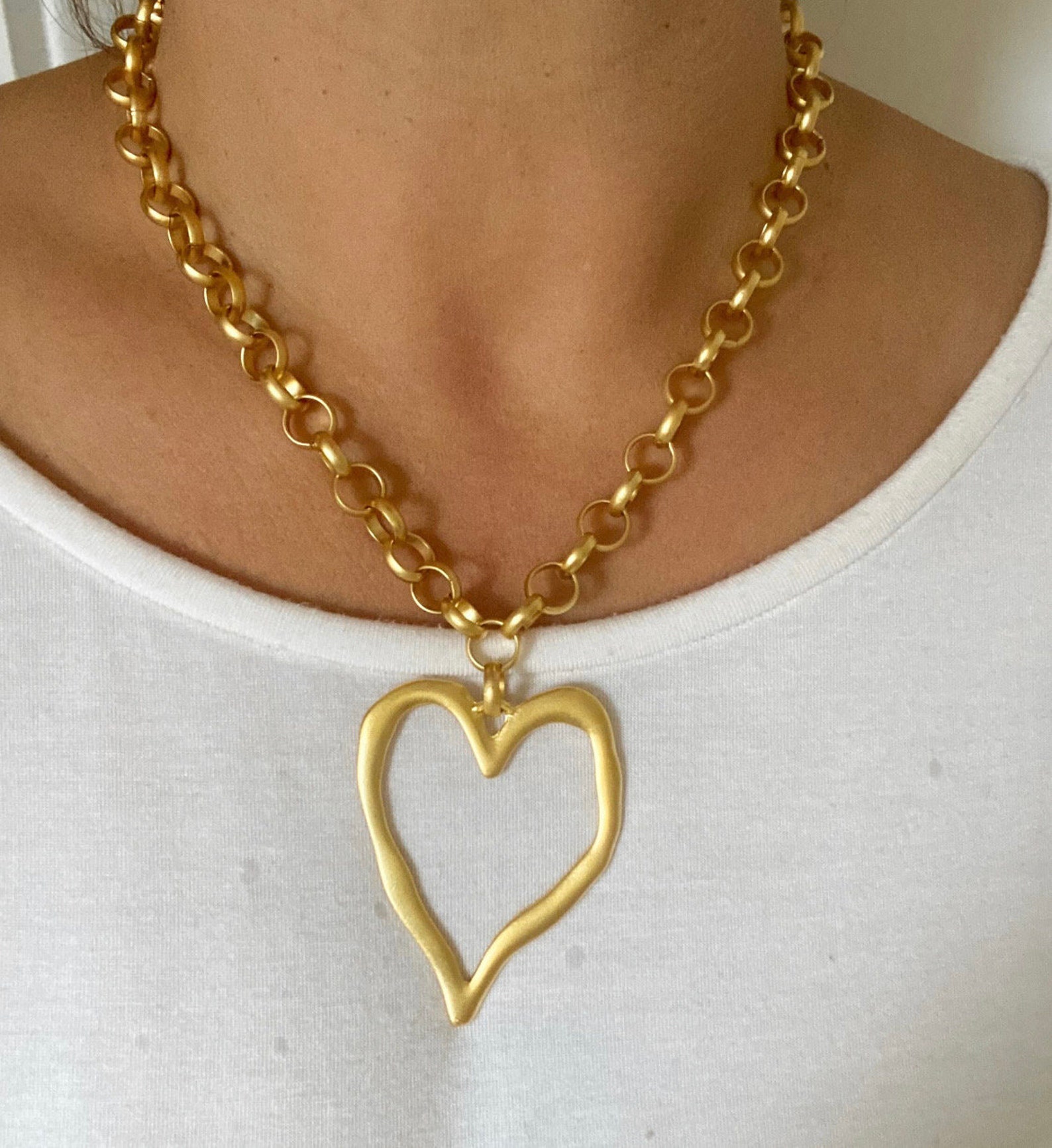 Heart Statement Necklace main image 1