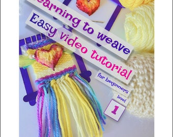 Online Weaving Tutorial for Beginners. Contains Digital Video Files how to weave such a pendant on the wall