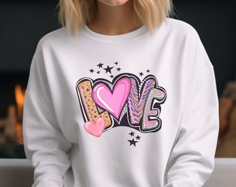 Love Sweatshirt, Valentines gift sweatshirt, gift for girlfriend shirt, lovers gift shirt, gift for her sweatshirt, gift for women shirt