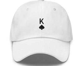 Embroidered King Of Spades hat