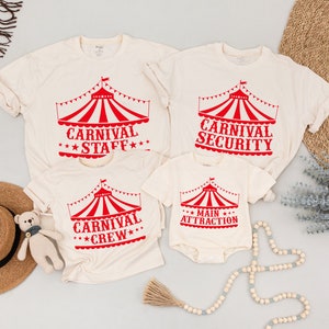 Carnival Staff Birthday Shirt, Ring Leader Birthday Shirt, Main Attraction Shirt, Birthday Crew, Matching Birthday Family Tee, Birthday Gift