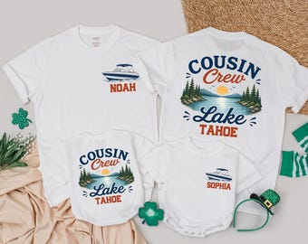 Cousin Squad Lake Life Shirt Personalized Matching Custom Name