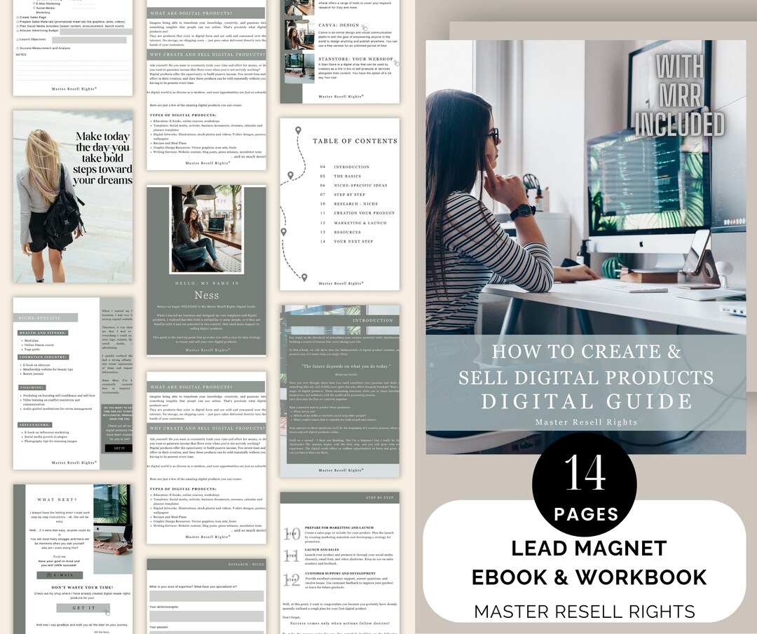 MRR How to Create and Sell Digital Products, Ebook, Digital Branding ...