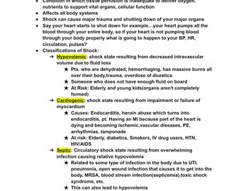 Shock and Multiple Organ Dysfunction Syndrome (15pages)