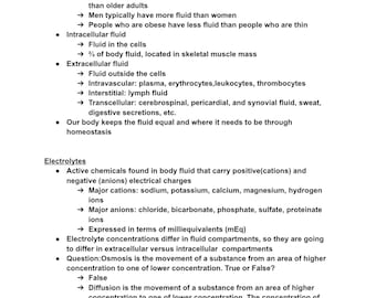 Fluid and Electrolytes (16 pages)