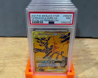 Trading Card Holder. Holds 10 graded or non-graded card cases.