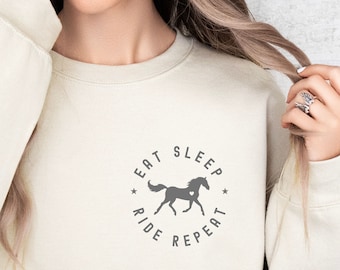 Sweater voor grappige paardenliefhebber: ruitercadeau voor hem/haar