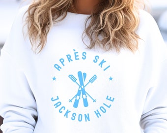 Jackson Hole Apres Ski Sweatshirt: Winter Sports Sweater