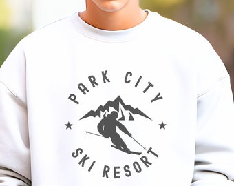 Park City Ski Resort Sweatshirt - Unisex Skier Gift