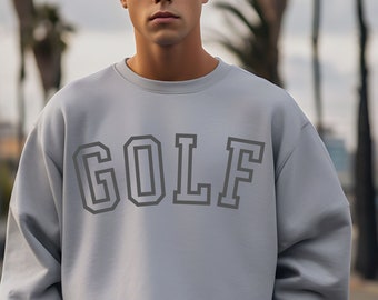 Classic Golf Sweatshirt: Luxury Unisex Crewneck