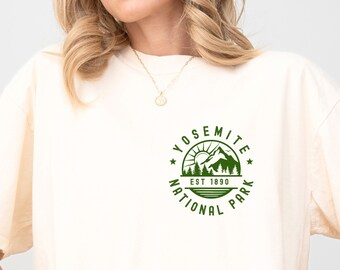 Yosemite National Park T-shirt, California Camping tee, Yosemite hiking shirt, gift for camper, mountain climber t-shirt, National Park top