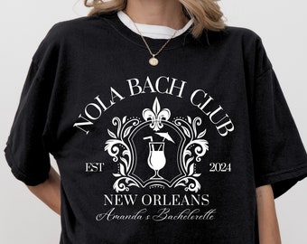 New Orleans Bachelorette Shirt: Custom NOLA Bach Club Tee