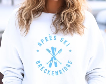 Breckenridge Apres Ski Club Sweatshirt: Winter Sports Sweater
