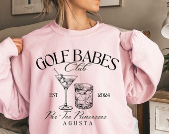 Golf Babes Club Sweatshirt: Benutzerdefinierte Lage, Par-T-Shirt Prinzessinen Shirt