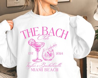 Custom Bachelorette Club Sweatshirt: Bridal Party Gift