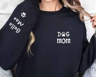 Personalisiertes Hundemama Sweatshirt: Personalisiertes Geschenk für Tierliebhaber