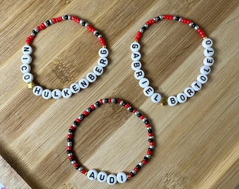 Custom Formula 1 Friendship Bracelets 2026 Season - Team Audi, Nico Hulkenberg & Gabriel Bortoleto