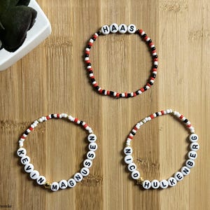 Custom Formula 1 Friendship Bracelets: Team Haas, Nico Hulkenberg & Kevin Magnussen