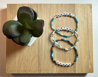 Custom Friendship Bracelet - Set: Hailey Upton Badge Number 55055 - Chicago PD