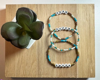 Custom Friendship Bracelet - Set: Adam Ruzek Badge Number 59054- Chicago PD
