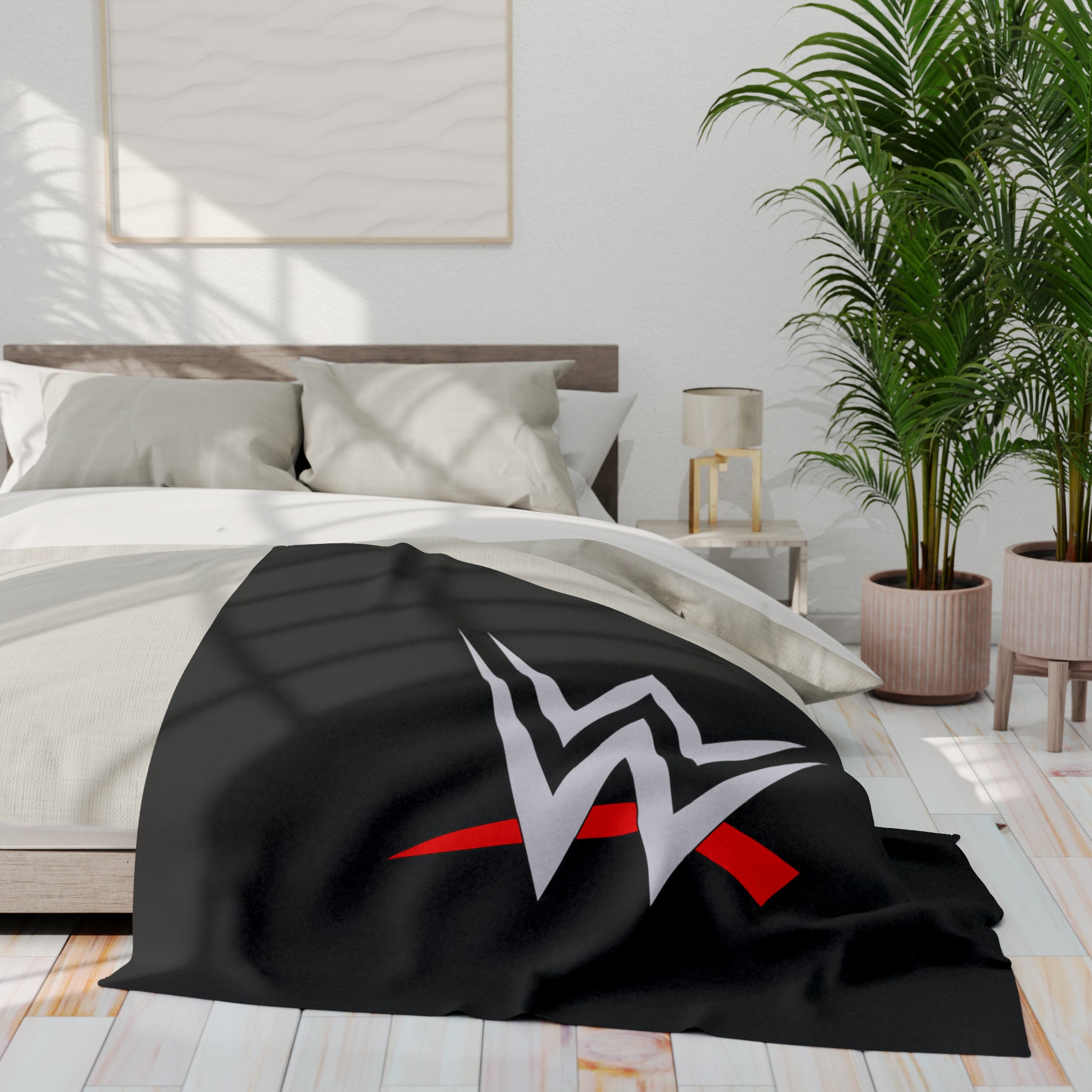WWE Fleece Blanket Etsy Canada
