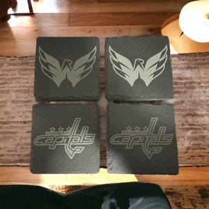 Washington Capitals Slate Coasters