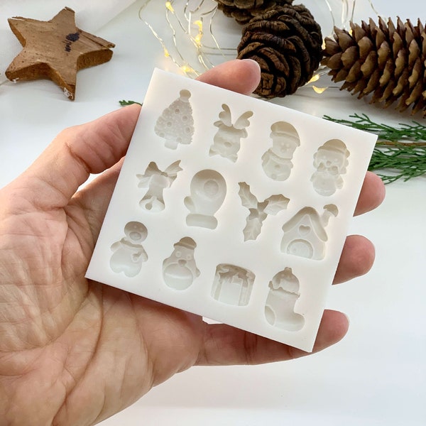 Christmas Clay Mold Etsy