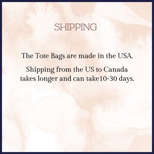 Tote Bag shipping.