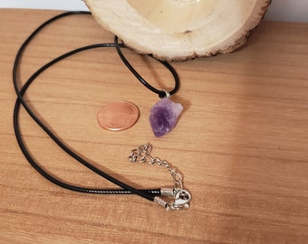 Amethyst Rock Necklace