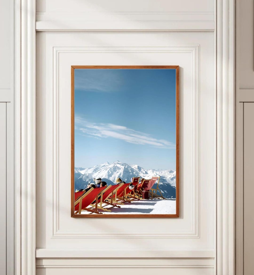 Retro Apres Ski Wall Art, Aesthetic Ski Print, Vintage Ski Print ...
