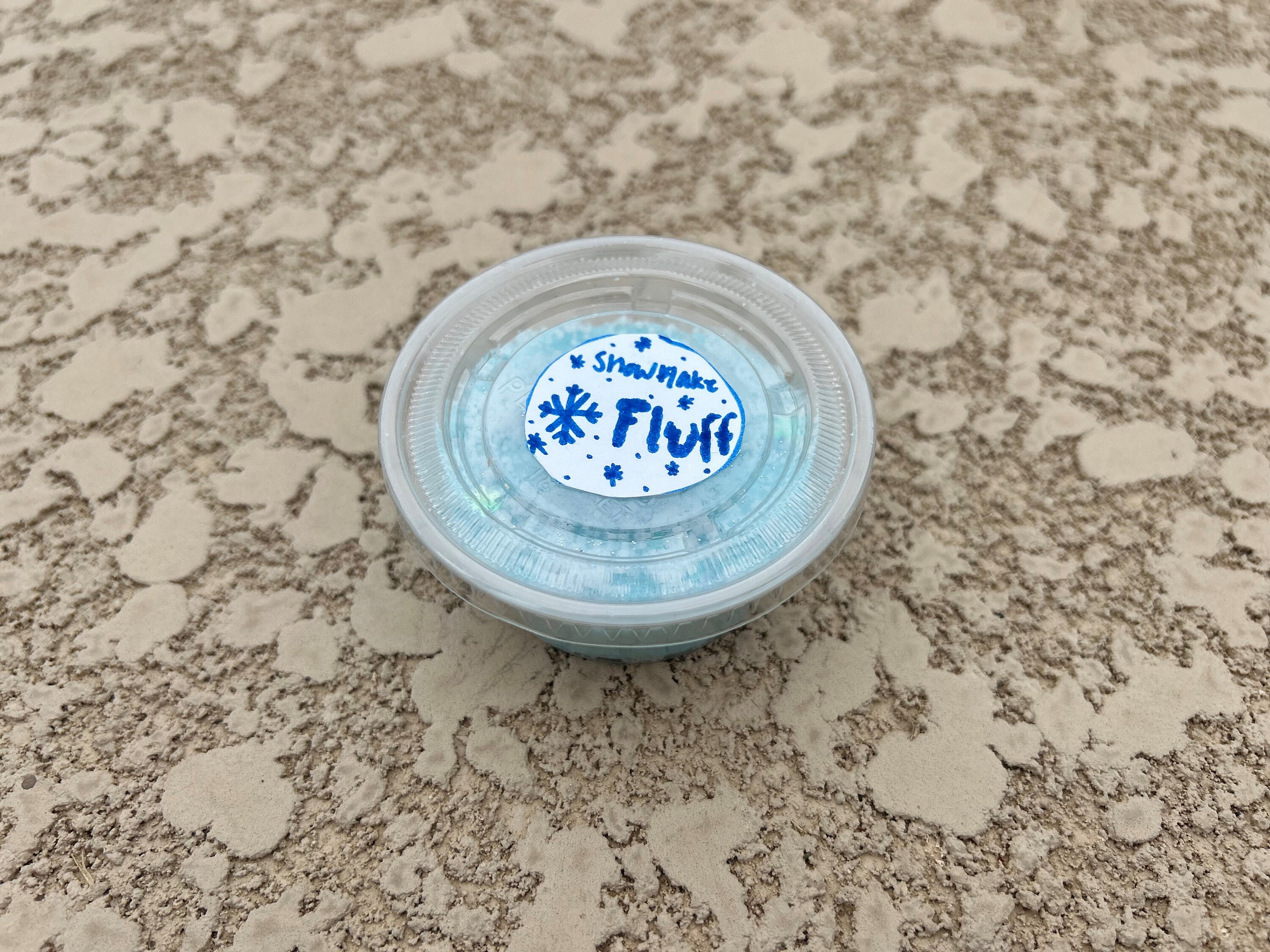 Snowflake Fluff Slime - Etsy