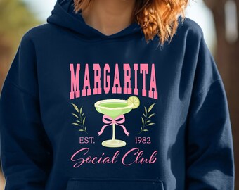 Margarita Social Club Hoodie: Unisex Trink-Sweatshirt
