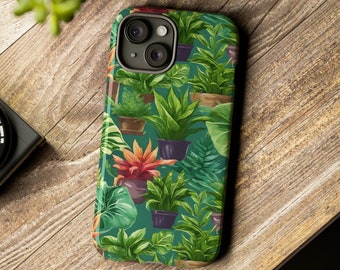 Potted Plant Iphone Case, Samsung Galaxy Phone Case,Google Pixel Phone Case, Plant Lover Phone Case, Gardener Phone Case, Plant Lady Case
