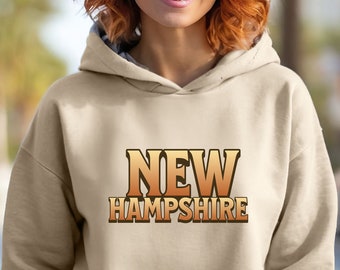 New Hampshire Hoodie, Zustand Sweatshirt, Geschenk für sie, Mama Geschenk, Papa Geschenk, Geschenk für Schwester, Reise Hoodie, Heimat Zustand Sweatshirt, Freund Geschenk