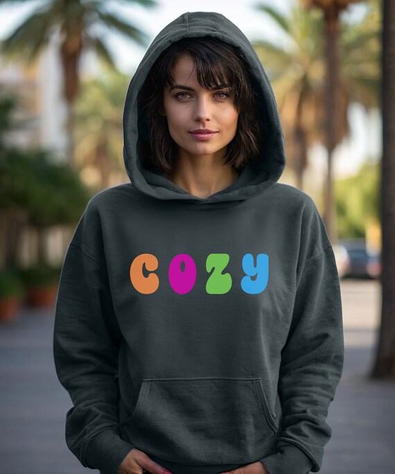 Comfy hooded sweatshirt hotsell