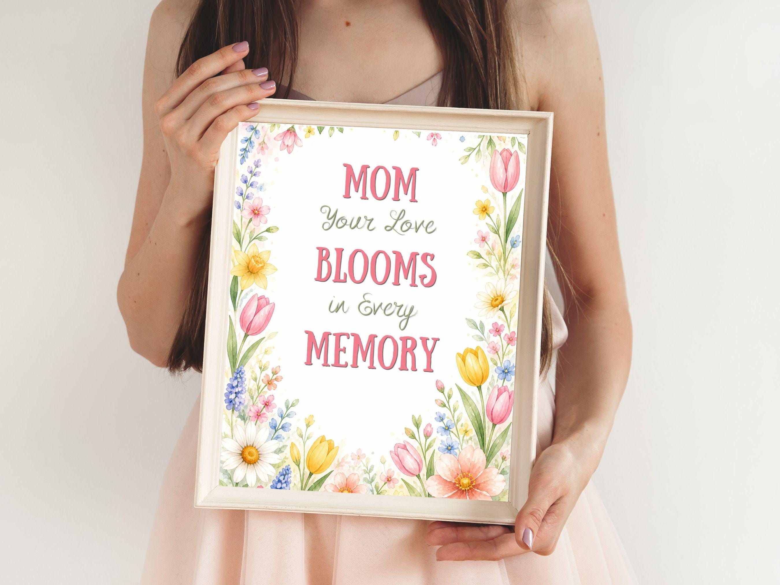 Mother’s Day Printable Gift | Floral Wall Art or Greeting Card ...