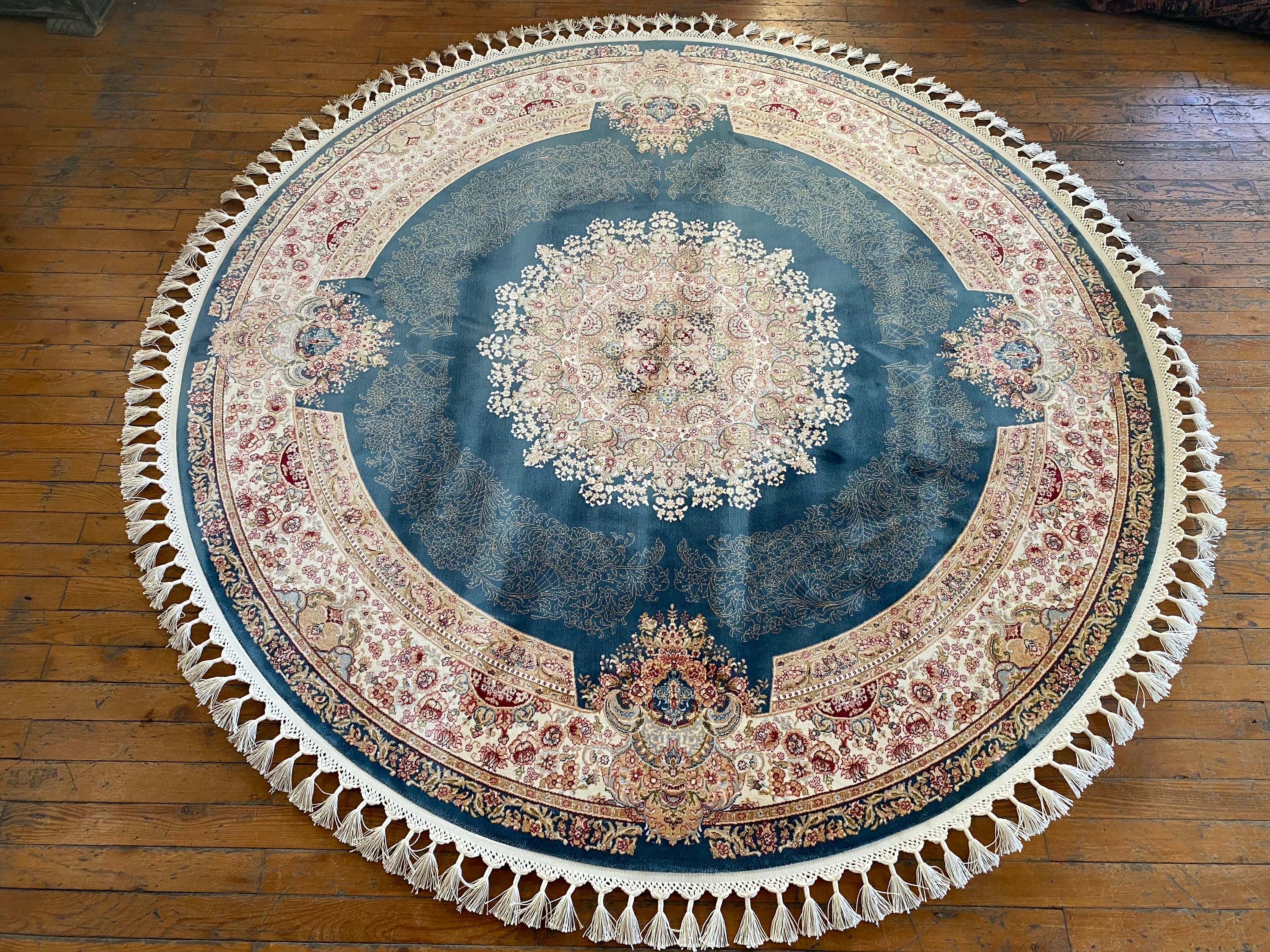 Round Turkish Rug - Etsy