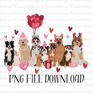 Valentinstag Png, Hundebesitzer Valentinstag Geschenk, Valentinstag Png, Pullover, Valentinstag PNG, Liebende Hunde PNG, Digitaler Download, Liebe