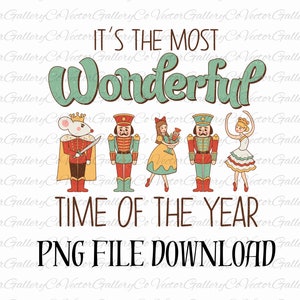 A época mais maravilhosa do ano Png, Quebra-nozes rosa Natal Png, Feliz Natal PNG, Quebra-nozes brilhantes, camiseta de presente de fada de ameixa de açúcar