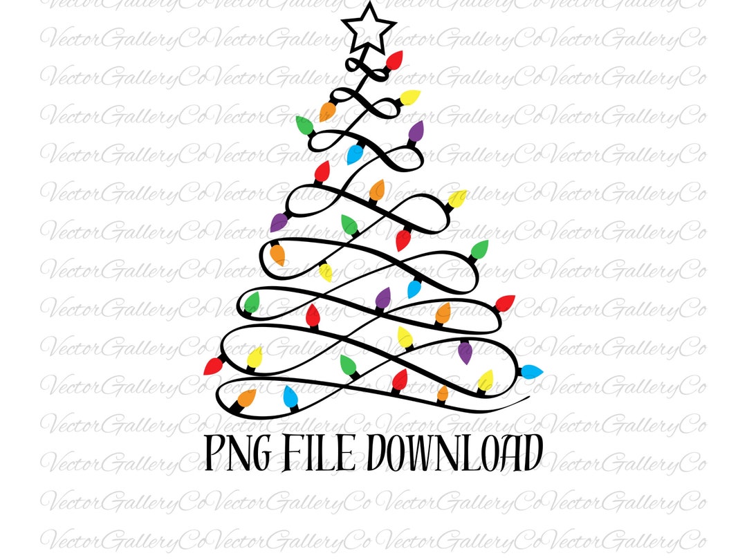 Oh Christmas Tree Lights Decorations Xmas Png SVG, Funny Christmas