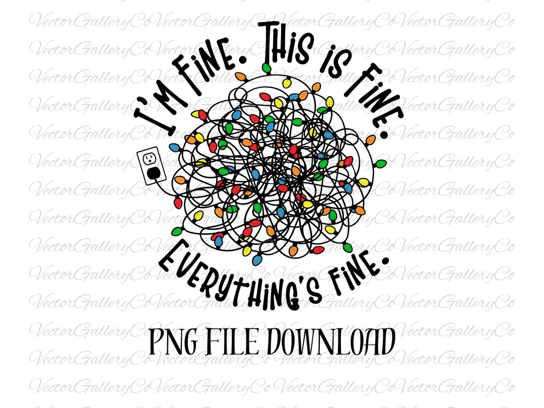 It&rsquo;s Fine I&rsquo;m Fine Everything is Fine Sweatshirt, Christmas Sweatshirt