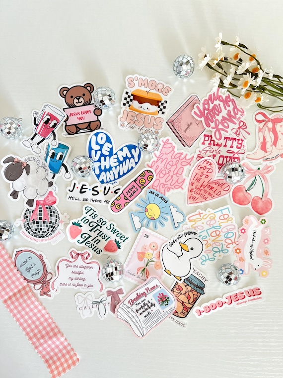 Custom Christian Sticker Pack: Faith-Based Vinyl Stickers