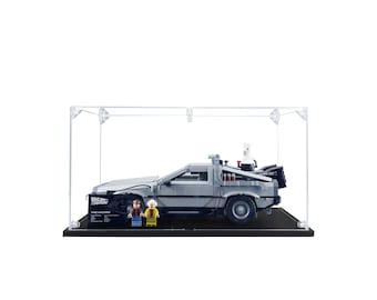 Display Case for LEGO Back to the Future Time Machine #10300