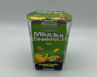 NEW Mike and Ike Single Wick Scented Candle 3 oz - Original Fruits