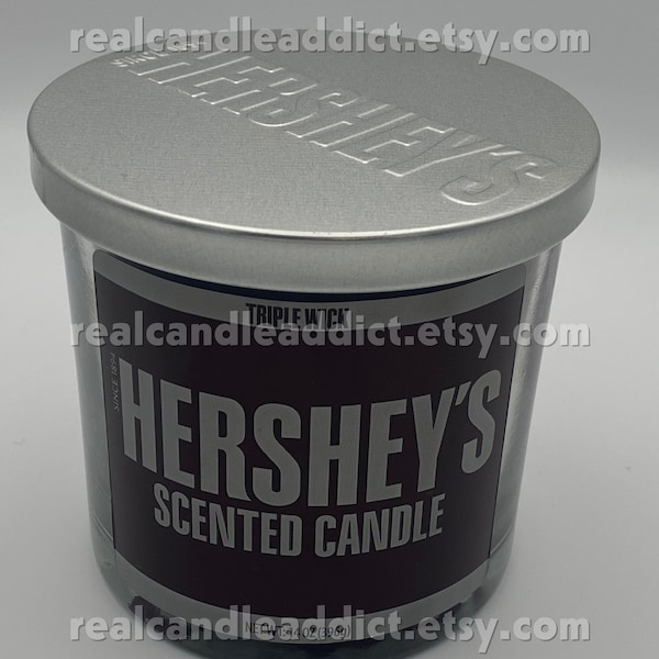 NEW Hershey’s Triple Wick Scented Candle 14 oz - Chocolate Bar