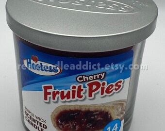 NEW Hostess Triple Wick Scented Candle 14 oz - Cherry Fruit Pie