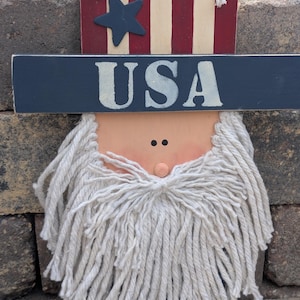 Uncle Sam Wooden Wall Hanger