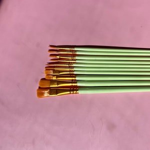 10 Brush Paintbrush Set